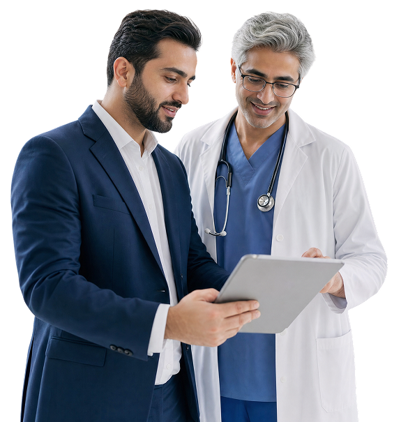 نماینده علمی دارویی در حال ویزیت